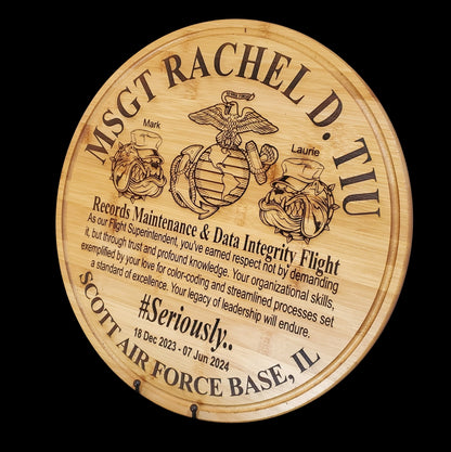 16 Inch Going Away Laser Engraved Plaque