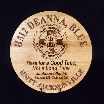 Personalized Military Going Away/Presentation Plaque